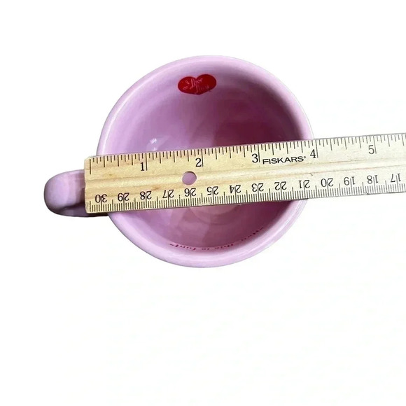 I Love Lucy Lucille Ball Pink Pedestal 12oz Coffee Tea Mug Chocolate Factory - Picture 9 of 11